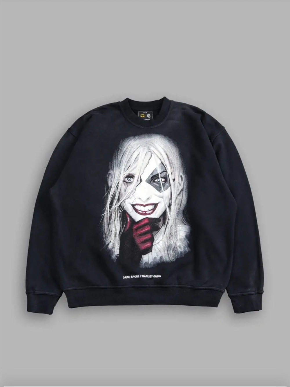 Darc Sport Harley Quinn x Batman London Crewneck sweatshirt Black M